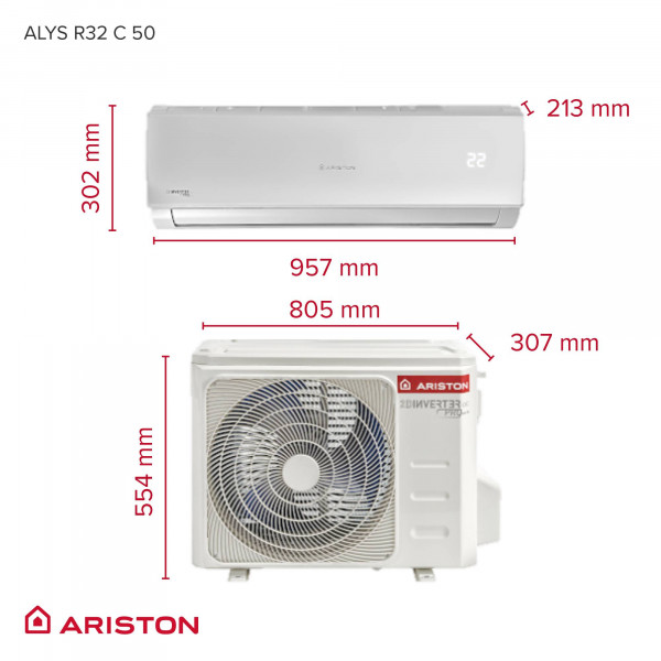 Фото - Кондиционер сплит Ariston ALYS R32 C 50 MUD0