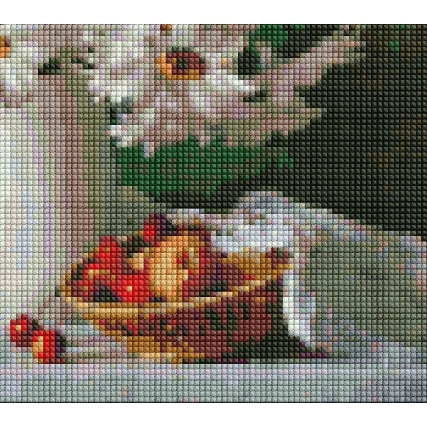 Фото - Алмазний живопис Ideyka "Ромашкова краса" 40х40см (AMO7331)