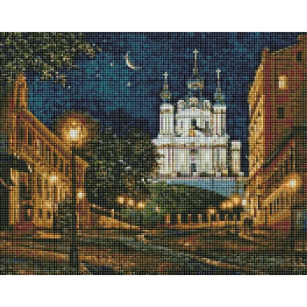 Фото - Алмазний живопис Ideyka "Вечірній Київ" 40х50см (AMO7348) Фото - Алмазний живопис Ideyka "Вечірній Київ" 40х50см (AMO7348)