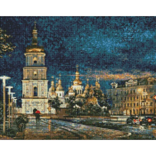 Фото - Алмазний живопис Ideyka "Софійська площа" 40х50см (AMO7349)