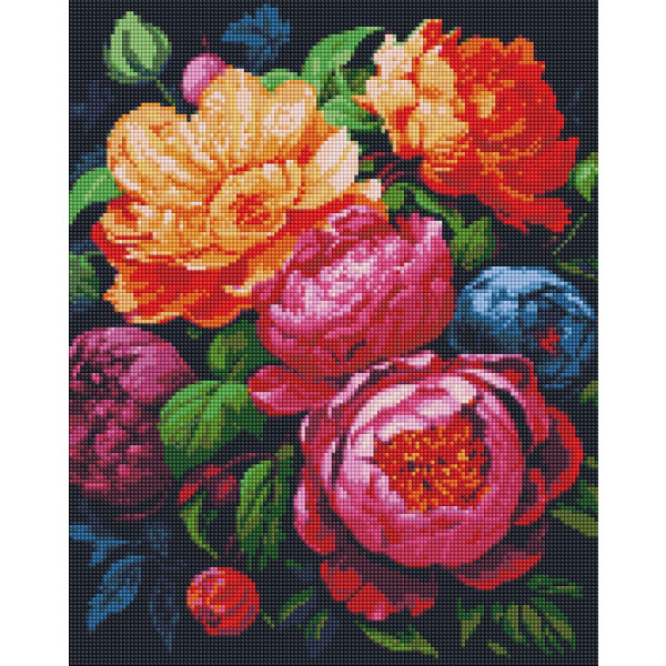 Фото - Алмазний живопис Ideyka Барвистий букет 40х50 см (AMO7850) Фото - Алмазний живопис Ideyka Барвистий букет 40х50 см (AMO7850)