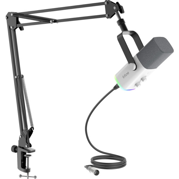 Фото - Мікрофон до комп'ютера Fifine AM8TW USB/XLR White