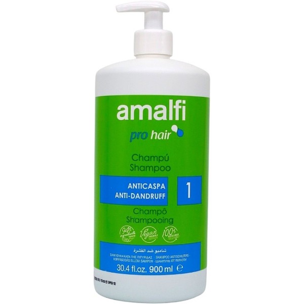 Фото - Шампунь женский Amalfi Anticaspa Anti-Dandruff с дозатором 900 мл (ASADD900)