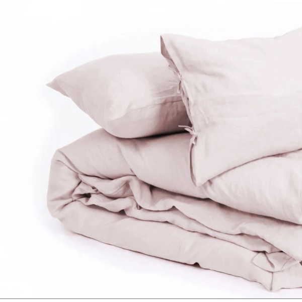 Фото - Простирадло двоспальне MirSon Льон Linen Amalia 180х200 см (2200008249045)