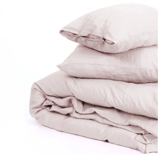 Фото - Простирадло двоспальне MirSon Льон Linen Amalia 180х200 см (2200008249045)