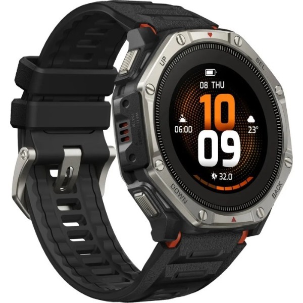 Фото - Смарт-годинник Amazfit T-Rex Dual Solar Black (W2570TY1N)