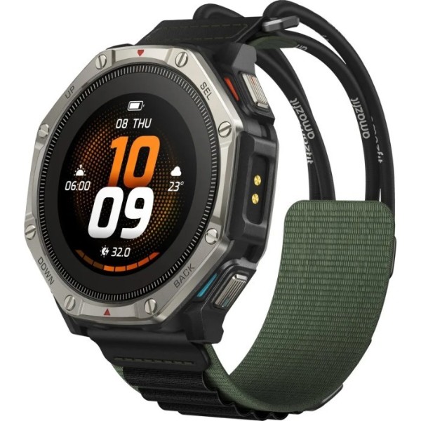 Фото - Смарт-годинник Amazfit T-Rex Dual Solar Black (W2570TY1N)