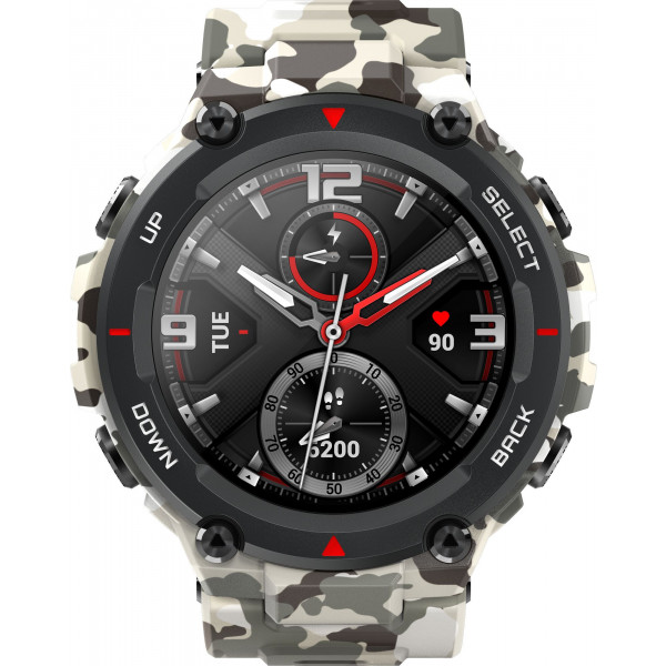 Фото - Смарт-часы Amazfit T-Rex Camo Green
