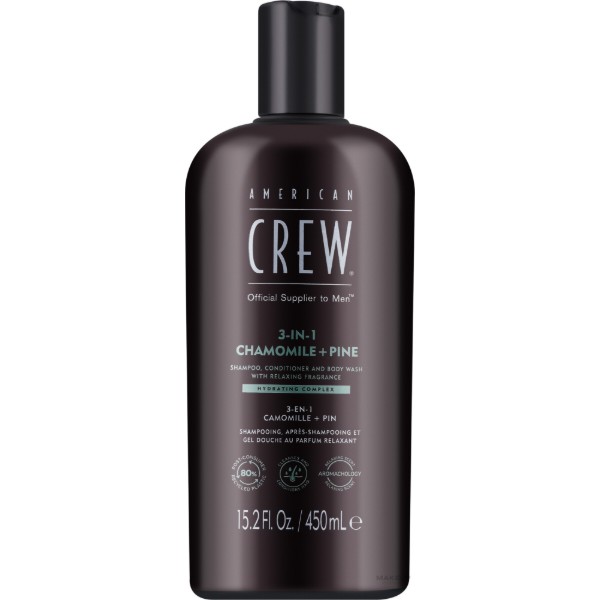 Фото - Шампунь мужской American Crew 3в1 Relaxing Shampoo 0.45 л (738678003329)