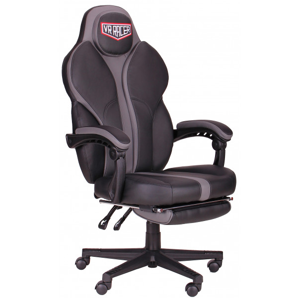 Фото - Кресло для геймеров AMF VR Racer Edge Napa Черный с серым