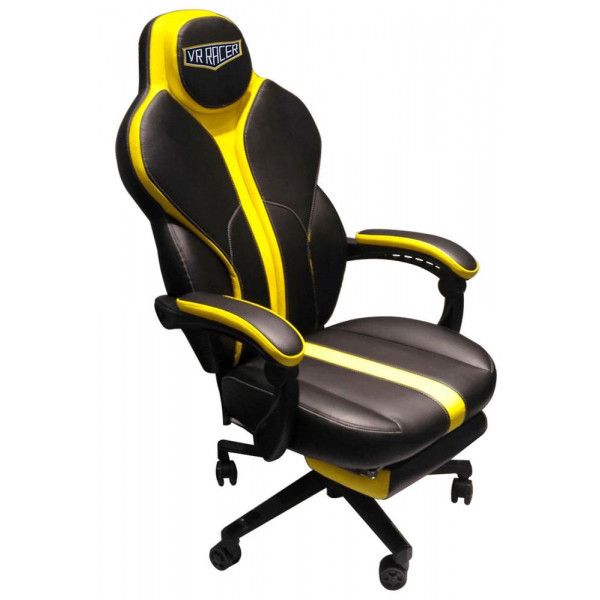 Фото - Кресло для геймеров AMF VR Racer Edge Throne Черный с желтым