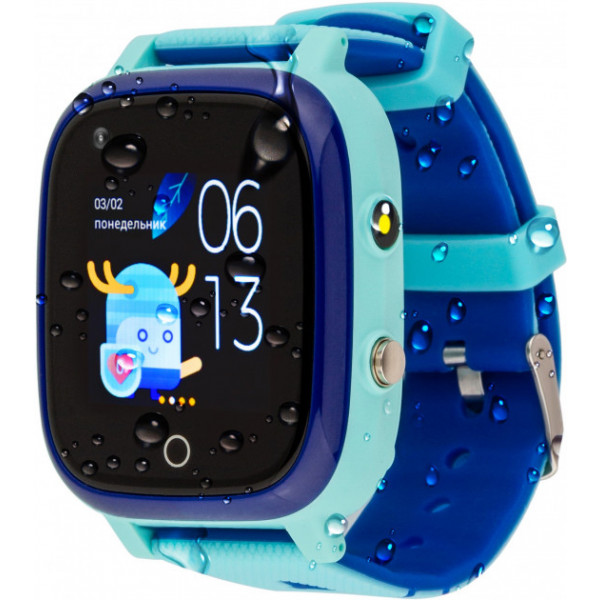 Фото - Уценка - Детские часы AmiGo GO005 4G WIFI Thermometer Blue