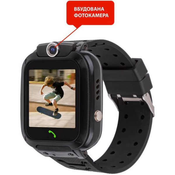 Фото - Детские часы AmiGo GO007 FLEXI GPS Black