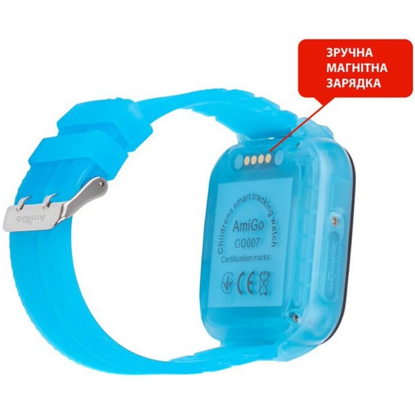 Фото - Уценка - Детские часы AmiGo GO007 FLEXI GPS Blue