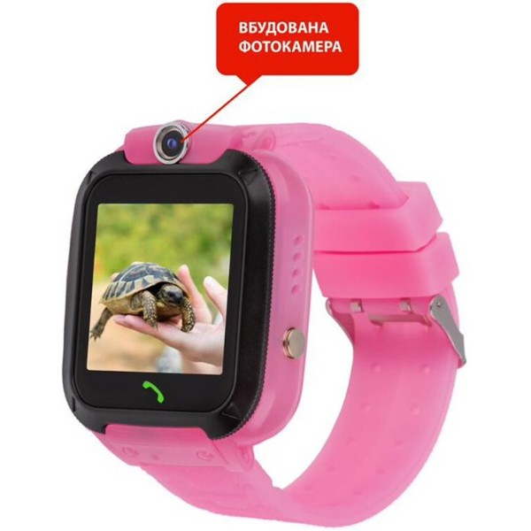 Фото - Детские часы AmiGo GO007 FLEXI GPS Pink