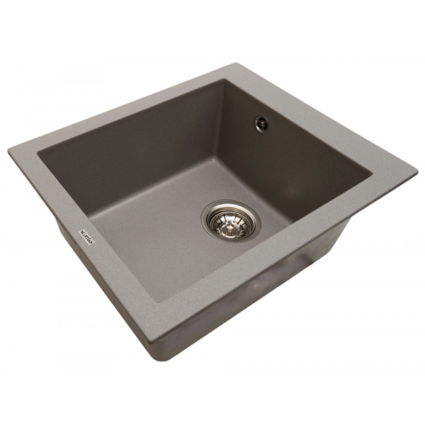 Фото - Мийка кухонна Ventolux Amore (GRAY QUARTZ) 500x410x190