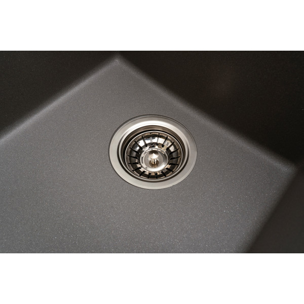 Фото - Мийка кухонна Ventolux Amore (GRAY QUARTZ) 500x410x190