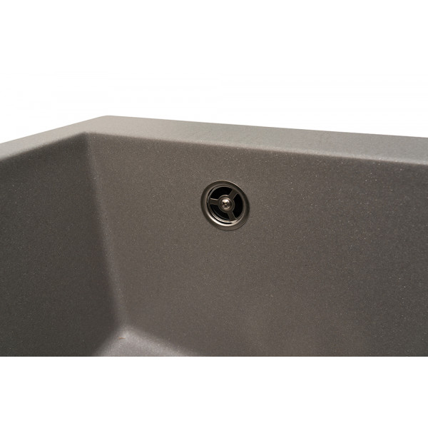 Фото - Мийка кухонна Ventolux Amore (GRAY QUARTZ) 500x410x190