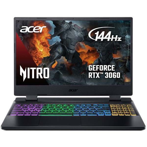 Фото - Ноутбук игровой Acer Nitro 5 AN515-58-52JW (NH.QFMEU.006) Obsidian Black