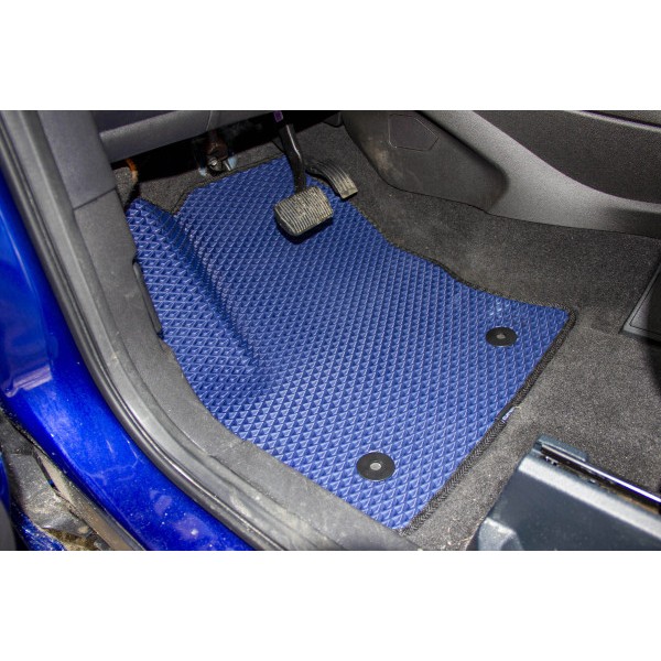 Фото - Килимки ворсові в салон авто EVAtech Standard для Ford C-Max (C344) (2 clips) 2010-2019 2 покоління Minivan EU чорний кант FD12377AD2FC2VEB