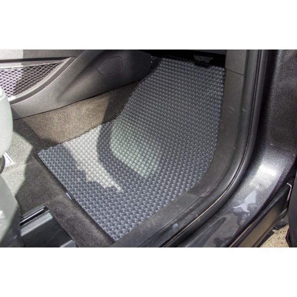 Фото - Килимки ворсові в салон авто EVAtech Standard для Ford C-Max (C344) (2 clips) 2010-2019 2 покоління Minivan EU чорний кант FD12377AD2FC2VEB