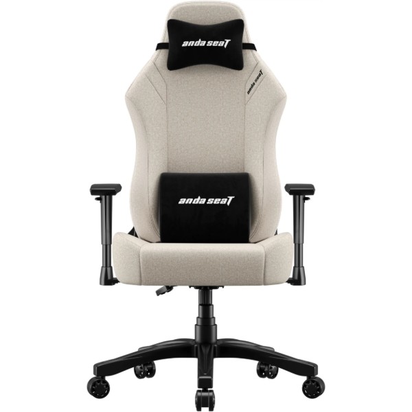 Фото - Крісло для геймерів Anda Seat Luna Size L Ivory Fabric (AD18-44-I-F)