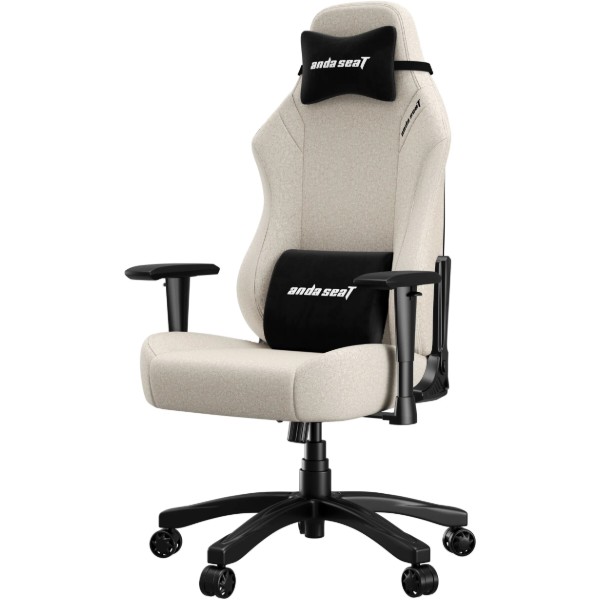 Фото - Крісло для геймерів Anda Seat Luna Size L Ivory Fabric (AD18-44-I-F)