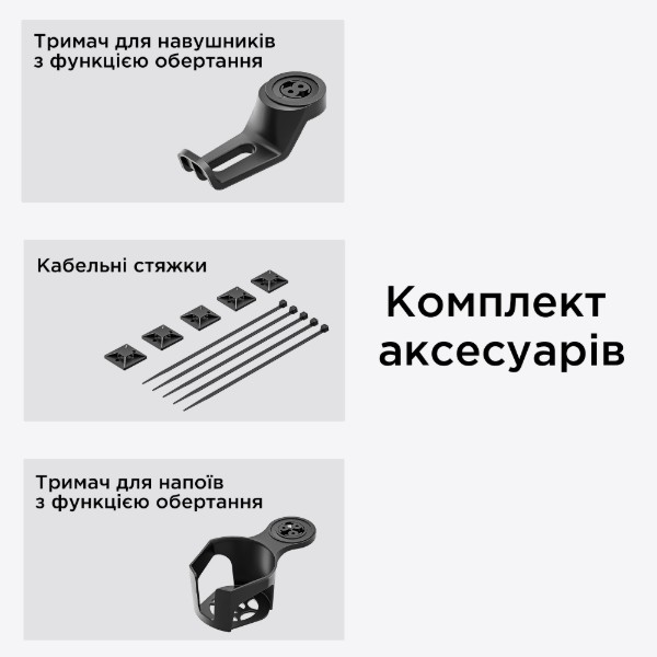 Фото - Стіл з електрорегулюванням висоти Anda Seat Xtreme E 1600x800 Black (AD-D-DD1-1600-06-B)