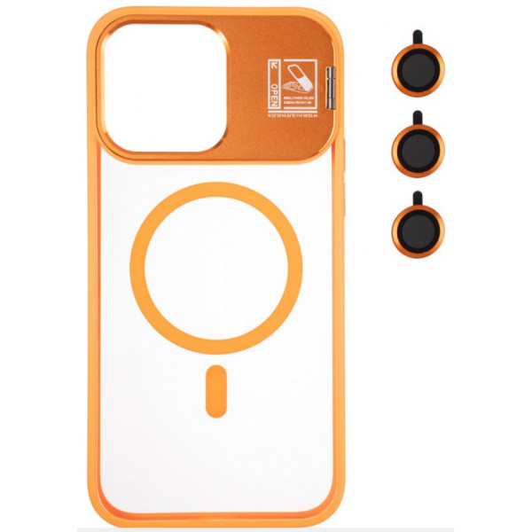 Фото - Чехол для смартфона Gelius Yoga Case Camera stand MagSafe for iPhone 13 Pro Flame Orange (98601)