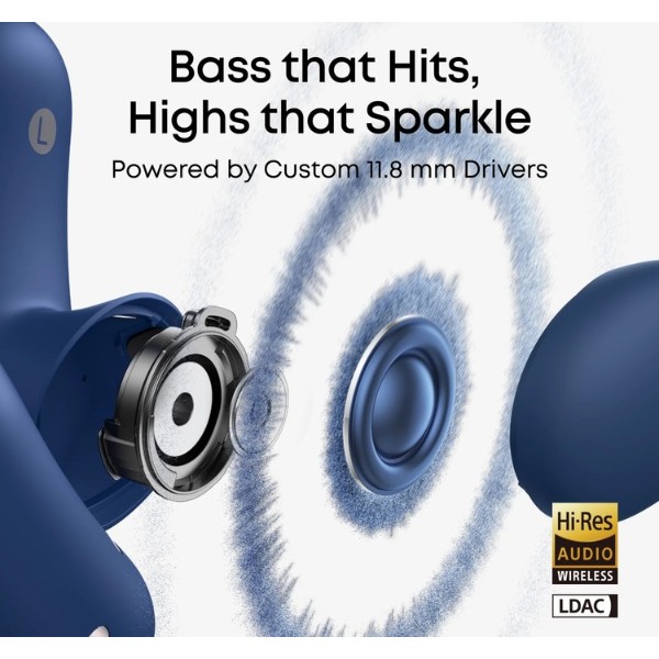 Фото - Навушники вкладиші бездротові TWS Anker SoundCore Aerofit 2 Pro Blue (A3875G61)