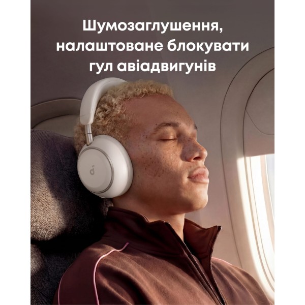 Фото - Навушники повнорозмірні бездротові Anker SoundСore Space 2 White (D1402G21)