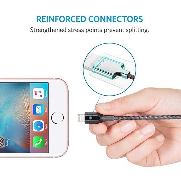 Фото - Кабель Anker Powerline Select+ Lightning - 1.8 м Black (A8013H11/A8013H12)