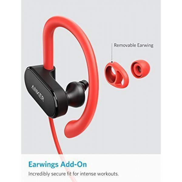 Фото - Наушники вкладыши беспроводные Anker SoundBuds Curve Black/Red (A3263HL1)