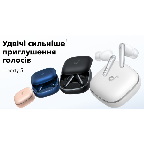 Фото - Навушники вкладиші бездротові TWS Anker SoundСore Liberty 5 Blue