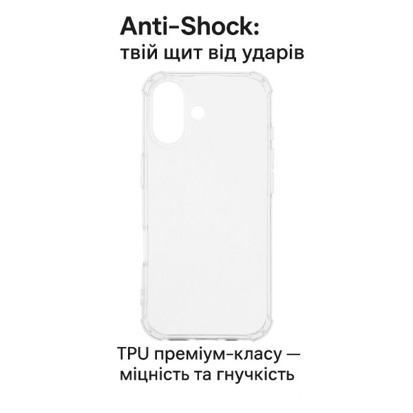Фото - Чехол для смартфона BeCover Anti-Shock for Apple iPhone 17 Clear (713793)