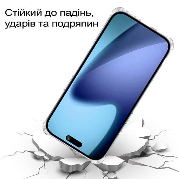 Фото - Чехол для смартфона BeCover Anti-Shock for Apple iPhone 17 Clear (713793)