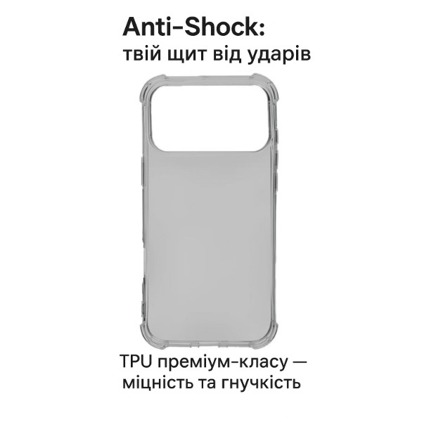 Фото - Чохол для смартфону BeCover for Apple iPhone 17 Pro Max Grey (713800)