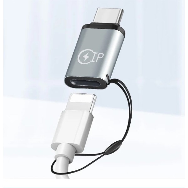 Фото - Перехідник XOKO AC-027 Lightning -Type-C Gray (XK-AC-027)