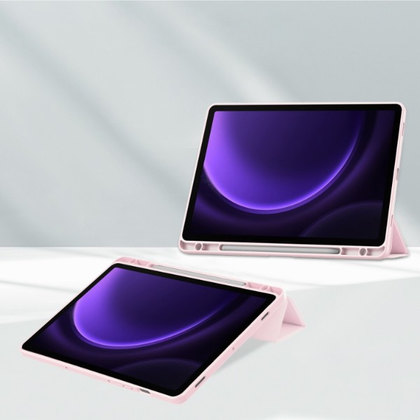 Фото - Чохол для планшета BeCover Soft Edge з кріпленням для стілусу for Samsung Galaxy Tab S10 FE (SM-X520/SM-X526) 10.9" Pink (713305)