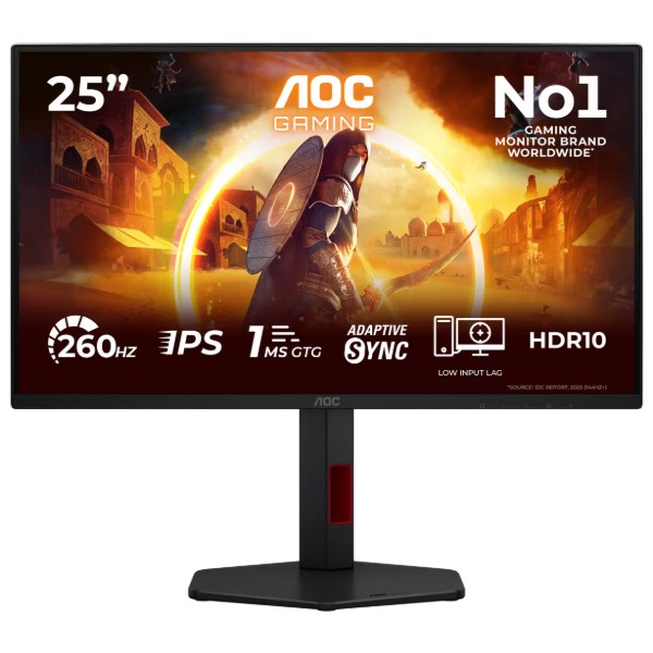 Фото - Монитор игровой AOC 25G4ZR Black