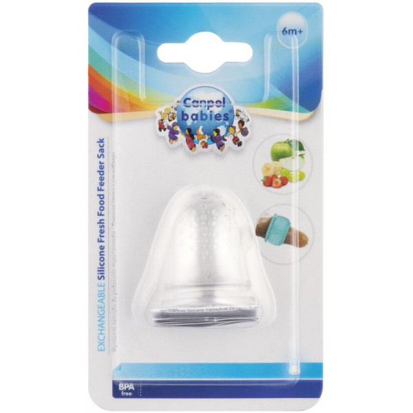 Фото - Насадка для ниблеров Canpol babies Сменная сеточка, силиконовая прозрачная, 1 шт. (56/111)