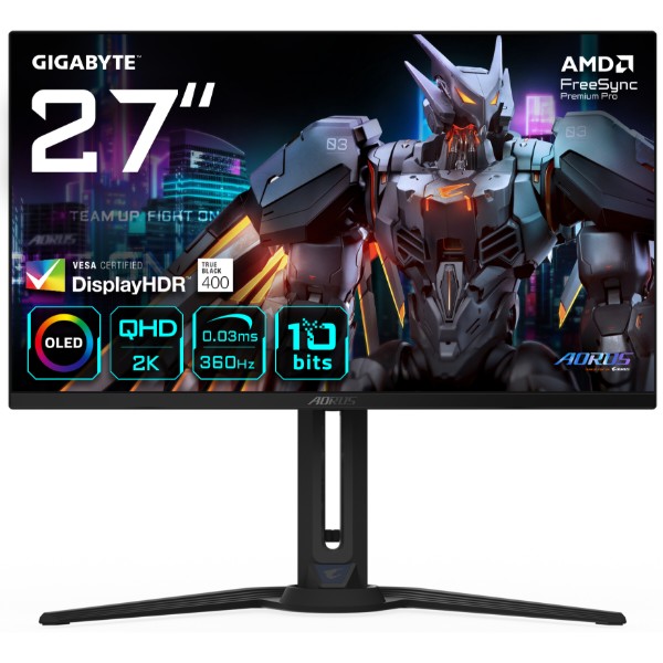 Фото - Монітор ігровий Gigabyte AORUS FO27Q3 Фото - Монітор ігровий Gigabyte AORUS FO27Q3
