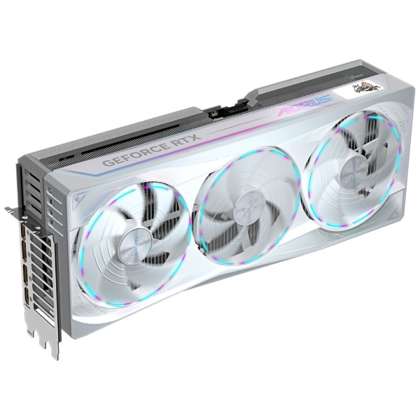 Фото - Видеокарта Gigabyte GeForce RTX 5090 32GB GDDR7 Aorus Master Ice (GV-N5090AORUSM ICE-32GD)