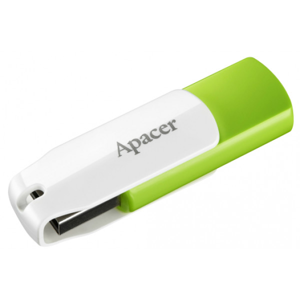 Фото - Флеш USB Apacer AH335 16GB USB 2.0 Green/White (AP16GAH335G-1)