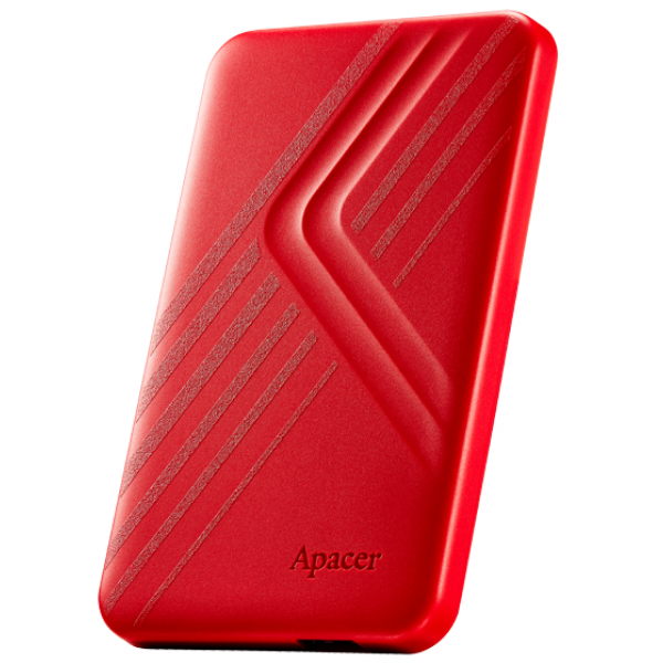 Фото - Жорсткий диск зовнішній Apacer AC236 1TB USB 3.1 Red (AP1TBAC236R-1)
