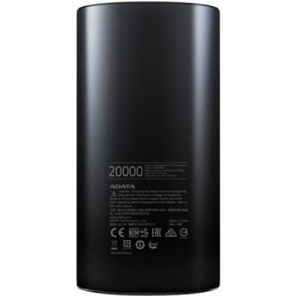Фото - Батарея мобільна ADATA P20000D 20000mAh Black (AP20000D-DGT-5V-CBK)