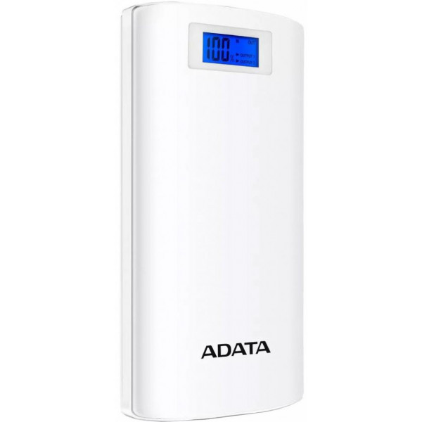 Фото - Батарея мобильная ADATA P20000D 20000mAh White (AP20000D-DGT-5V-CWH)