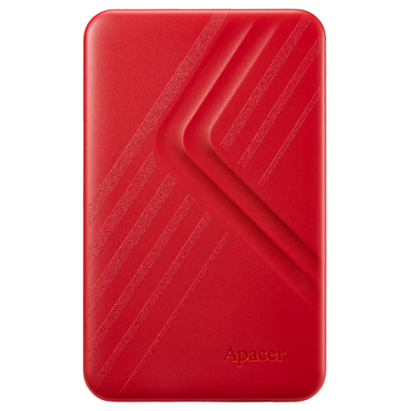 Фото - Жесткий диск внешний Apacer AC236 2TB USB 3.1 Red (AP2TBAC236R-1)