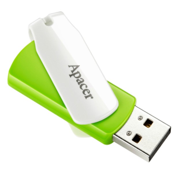 Фото - Флеш USB Apacer AH335 32GB USB 2.0 Green/White (AP32GAH335G-1)