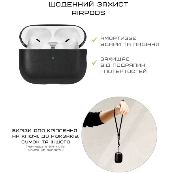 Фото - Чохол для навушників Native Union RE Classic Case Black for Airpods 4th Gen (AP4ANC-LTHR-BLK)